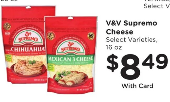 V&V Supremo Cheese