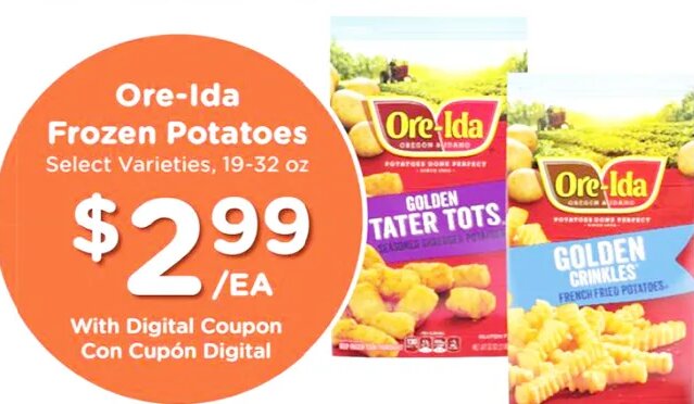 Ore-Ida Frozen Potatoes at Ralphs