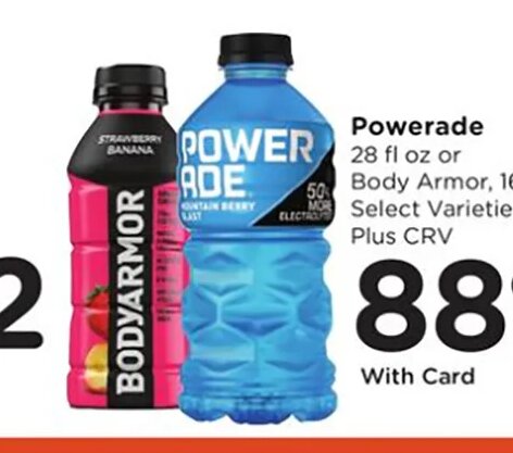 Powerade or Body Armor