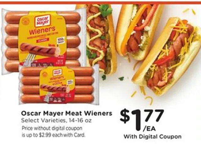 Oscar Mayer Meat Wieners at Ralphs