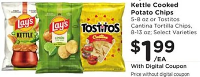 Lay's Potato or Kettle Cooked Potato Chips