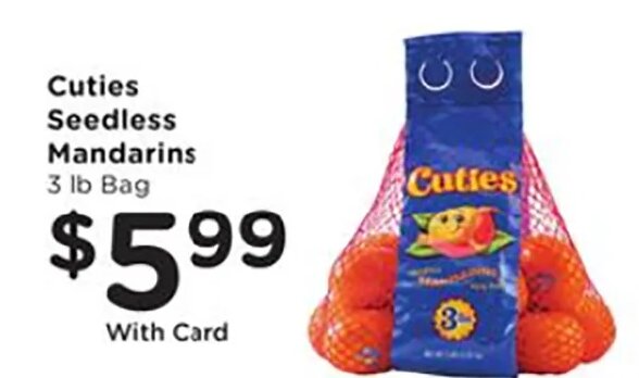 Cuties Seedless Mandarins