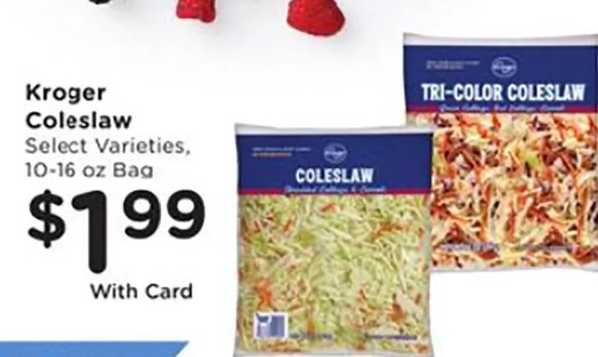 Kroger Coleslaw