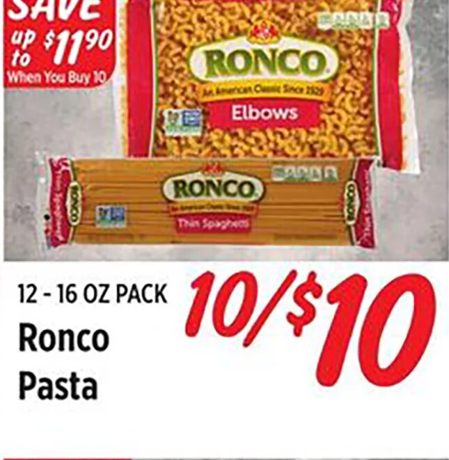 Ronco Pasta