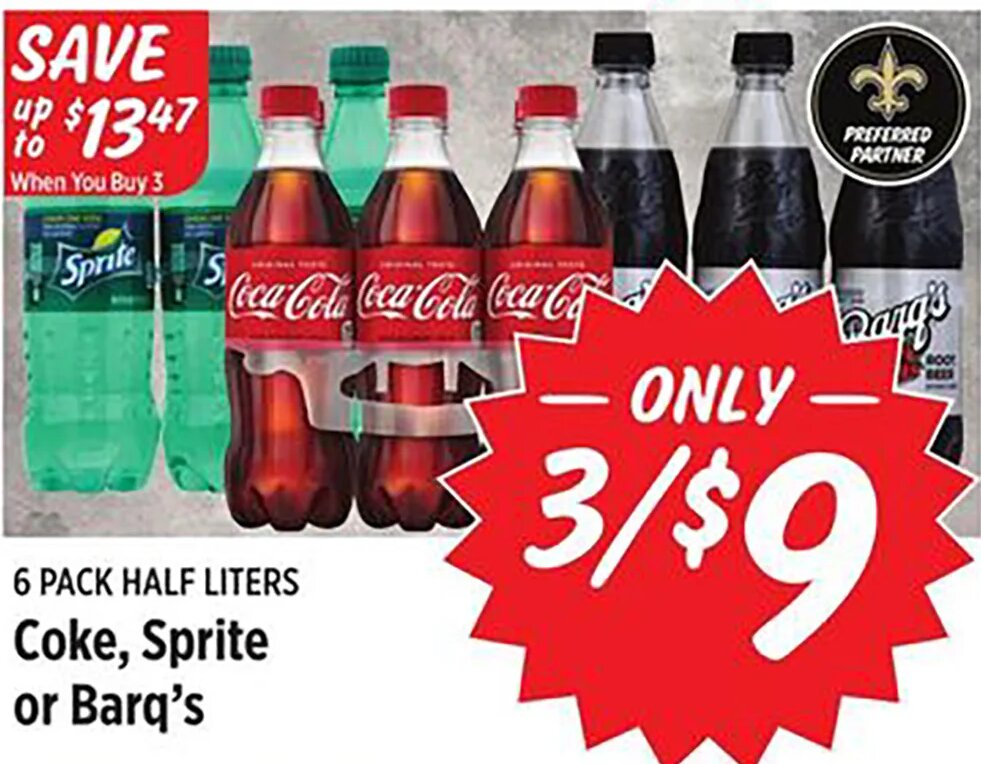 Coke, Sprite or Barq's