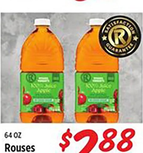Rouses Apple Juice at Rouses