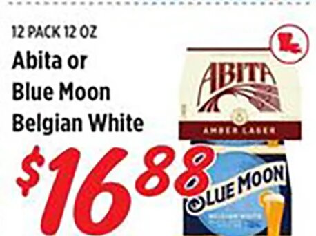 Abita or Blue Moon Belgian White