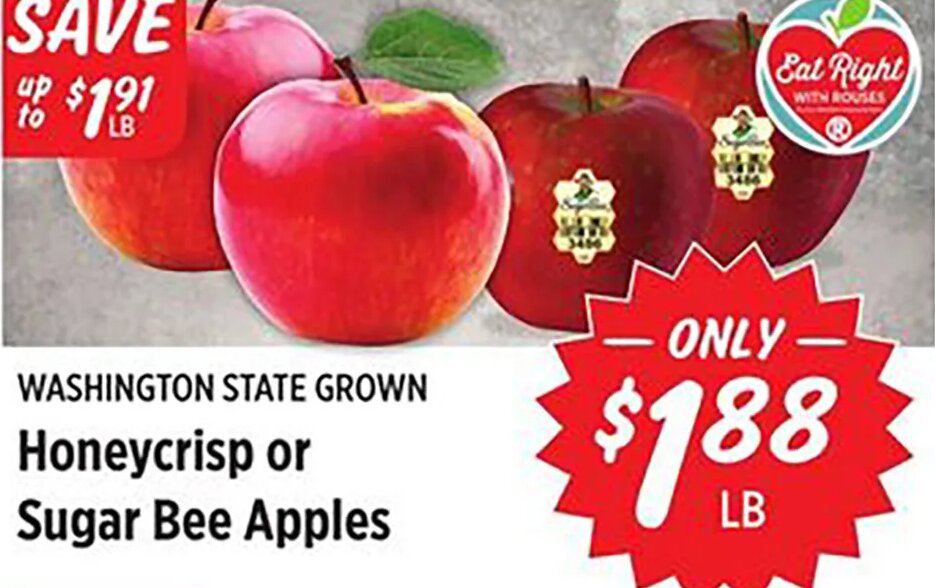 Honeycrisp or Sugar Bee Apples at Rouses