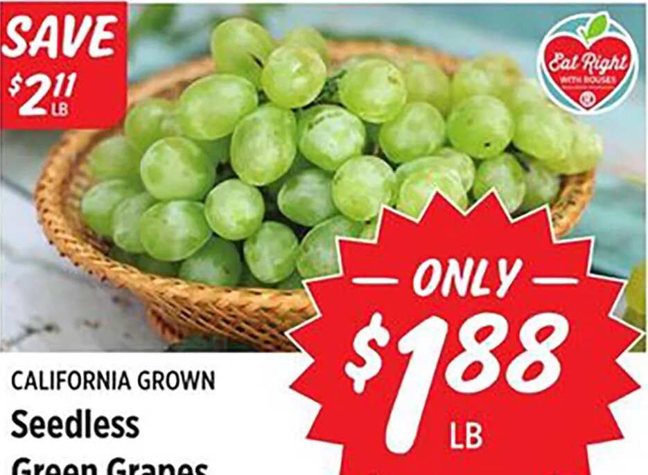 Seedless Green Grapes