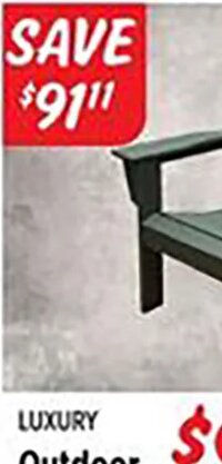 Luxury Outdoor Adirondack Chair