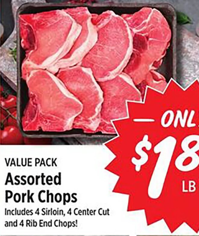 Assorted Pork Chops at Rouses