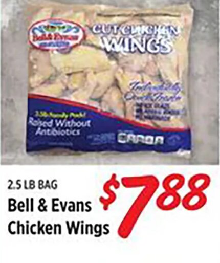 Bell & Evans Chicken Wings at Rouses