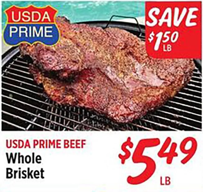USDA PRIME BEEF Whole Brisket
