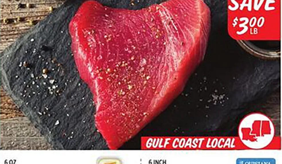 Local Gulf Tuna Steak at Rouses