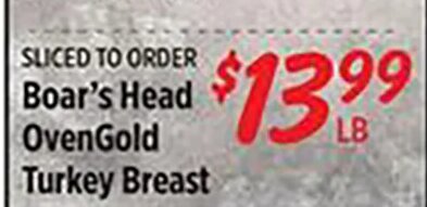 Boar's Head OvenGold Turkey Breast at Rouses