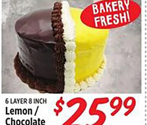 Lemon / Chocolate Doberge Cake