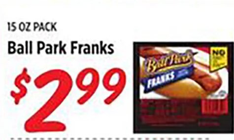 Ball Park Franks at Rouses