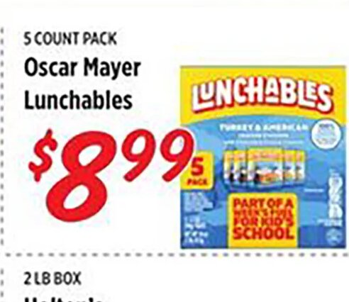 Oscar Mayer Lunchables at Rouses