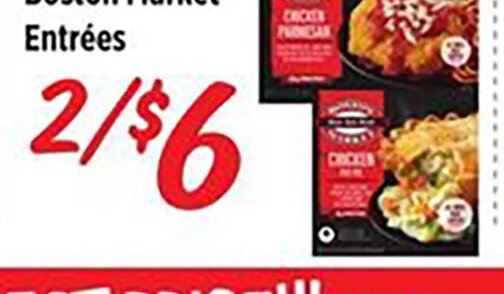 Boston Market Entrées