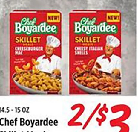 Chef Boyardee Skillet Meals