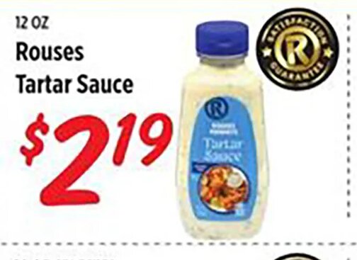 Rouses Tartar Sauce