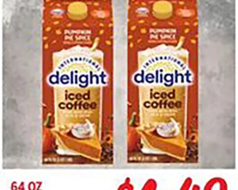 International Delight Pumpkin Pie Spice Iced Coffee at Rouses