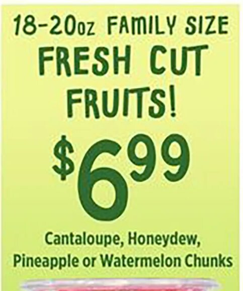 18-20oz Family Size Fresh Cut Fruits at Rouses