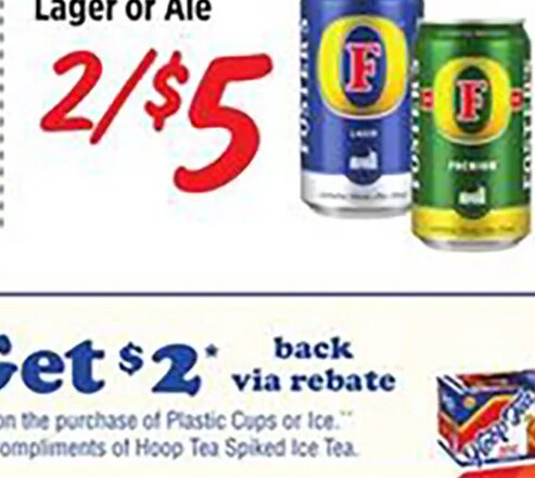 Foster's Lager or Ale at Rouses