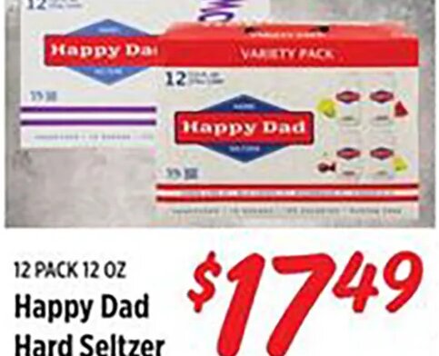 Happy Dad Hard Seltzer at Rouses