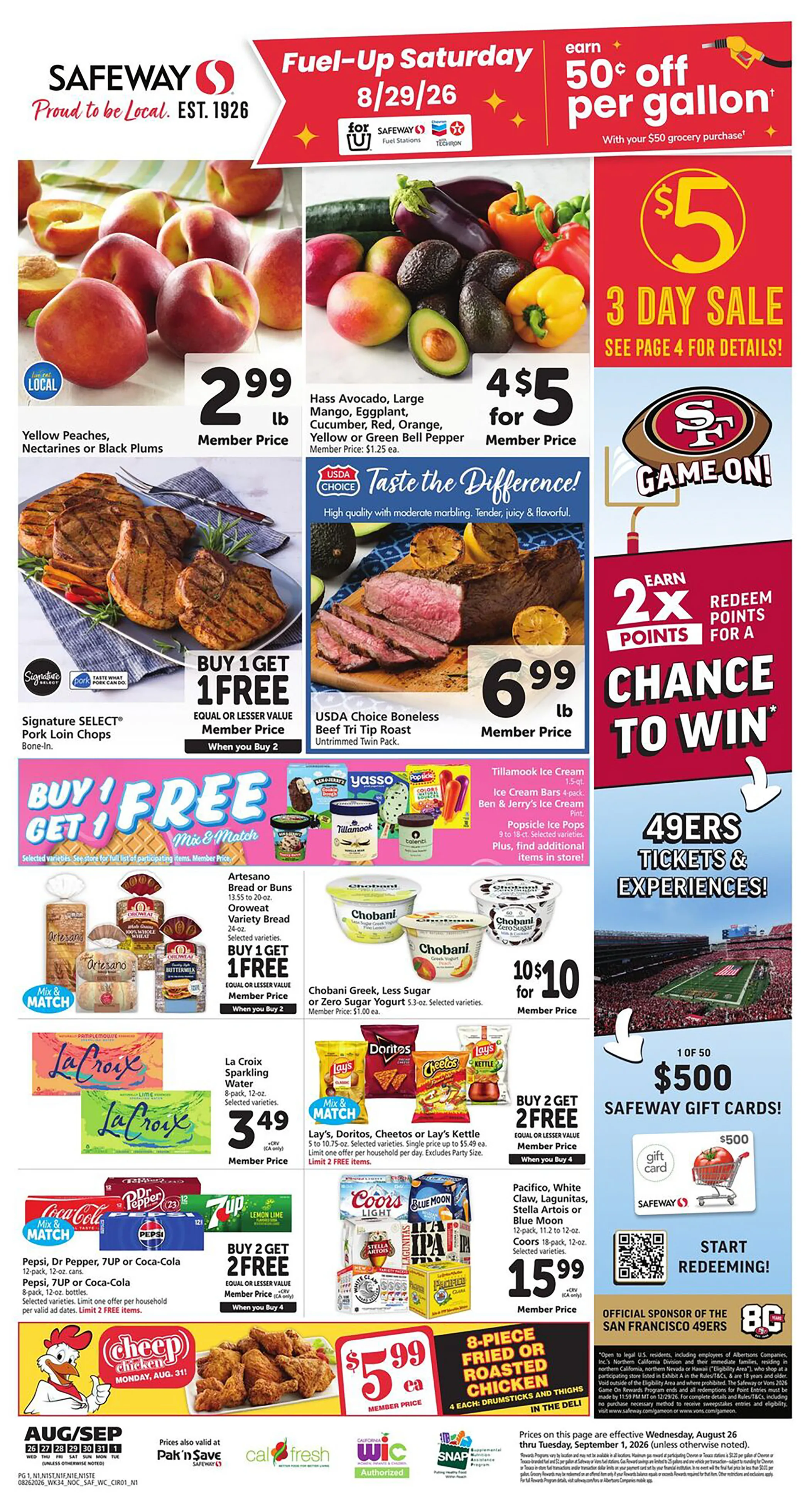 Safeway Weekly Ad Page 1