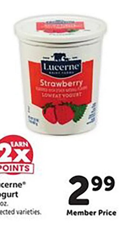 Lucerne Yogurt at Safeway
