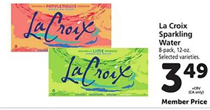 La Croix Sparkling Water