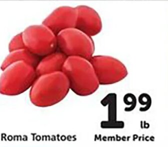 Roma Tomatoes at Safeway