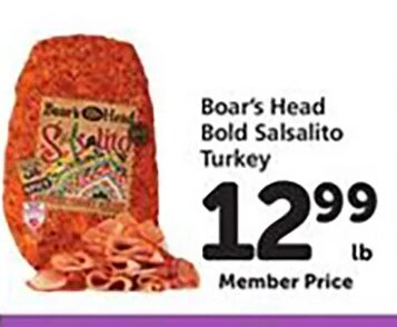 Boar's Head Bold Salsalito Turkey at Safeway