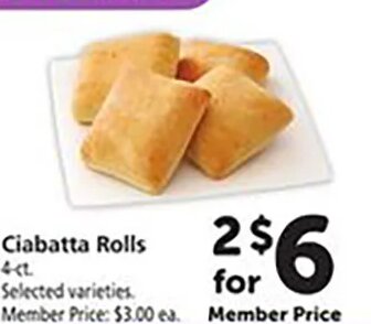 Ciabatta Rolls
