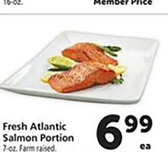 Fresh Atlantic Salmon Portion at Safeway