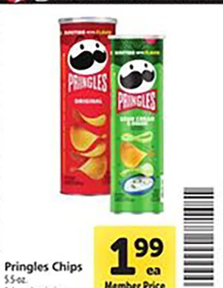 Pringles Chips at Safeway