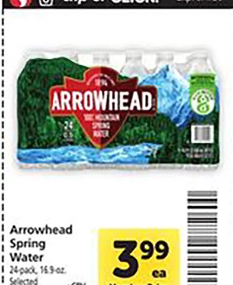 Arrowhead Spring Water
