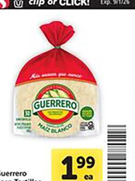 Guerrero Corn Tortillas at Safeway