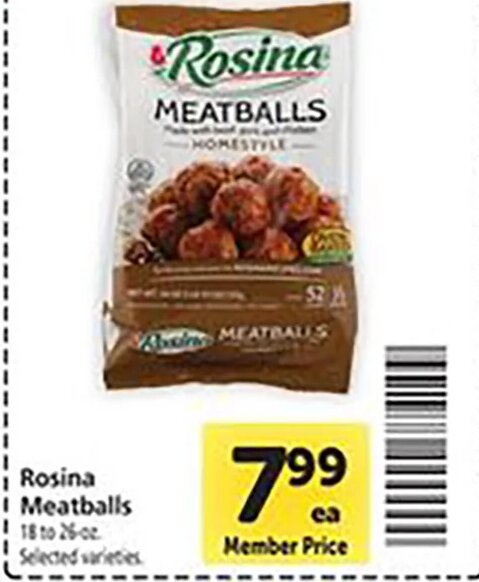 Rosina Meatballs
