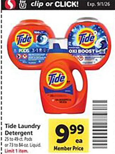 Tide Laundry Detergent at Safeway