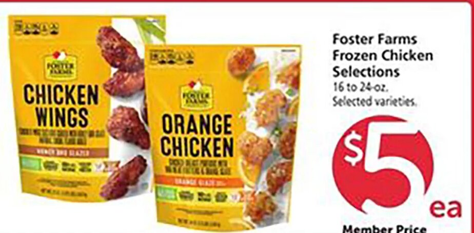 Foster Farms Frozen Chicken Selections at Safeway