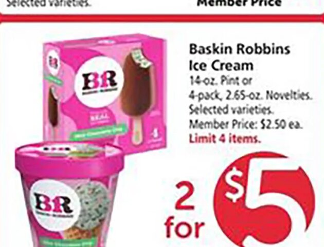 Baskin Robbins Ice Cream at Safeway