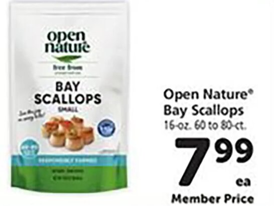 Open Nature Bay Scallops