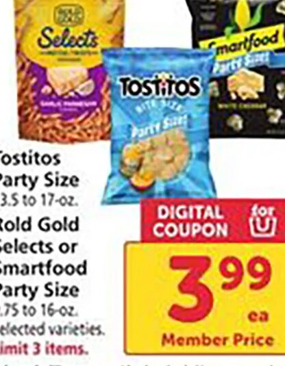 Tostitos Party Size at Safeway
