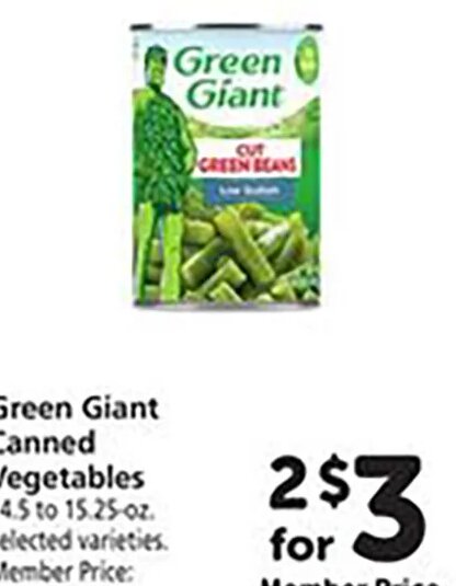 Green Giant Canned Vegetables