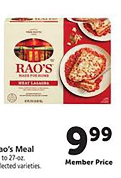 Rao's Meal