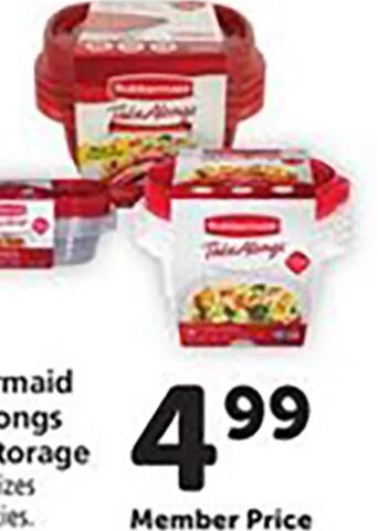 Rubbermaid TakeAlongs Food Storage