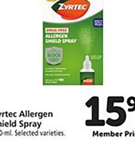 Zyrtec Allergen Shield Spray