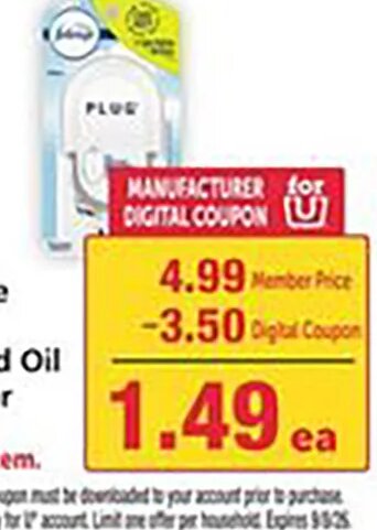 Febreze PLUG Scented Oil Warmer at Safeway